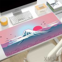 Fuji Mount Japan Sunrise Landscape Table Pad แล็ปท็อป แผ่นรองเมาส์อะนิเมะ อุปกรณ์เครื่องเกมคอมพิวเตอร์กันลื่น แผ่นรองเมาส์ขนาดใหญ่ พรมคีย์บอร์ด