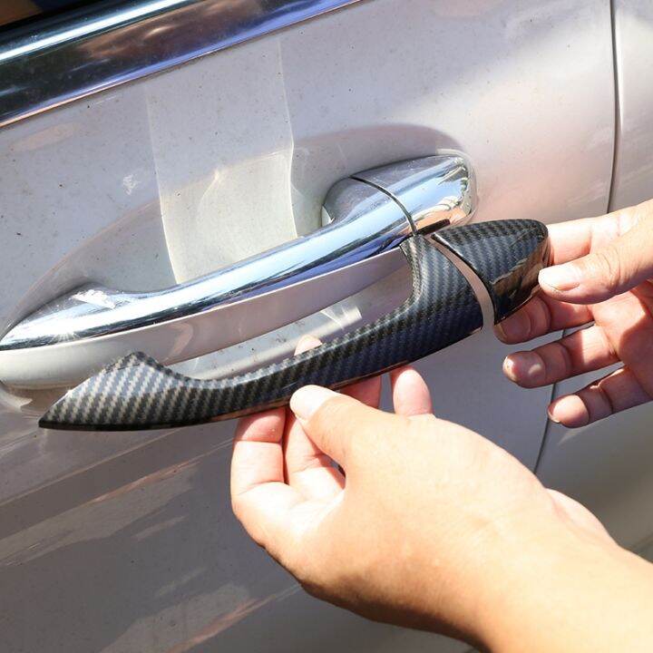 abs-carbon-fiber-door-handle-cover-trim-sticker-for-c-class-w205-glc-x253-e-class-w213-car-accessories