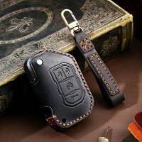 【hot】 Leather Flip Car Fob Cover Holder for Gladiator 2020 2021 2022 Keychain