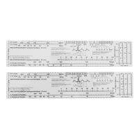 【YD】 EKG Ruler Pocketcard English