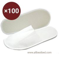 100 คู่ Slipper รองเท้าสลิปเปอร์ แบบใช้แล้วทิ้ง รองเท้าโรงแรม รองเท้าสปา รองเท้าใส่ในบ้าน