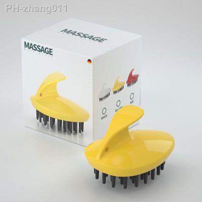 Head Shampoo Massage Brush Tool Silicone Adult Hair Catcher Mens Scalp Meridian Shampoo Silicone Soft Massage Comb