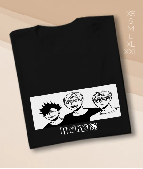 HAIKYU VOLLEYBALL THE TRIO ANIME COLLECTION SHIRT (GN09) | Lazada PH