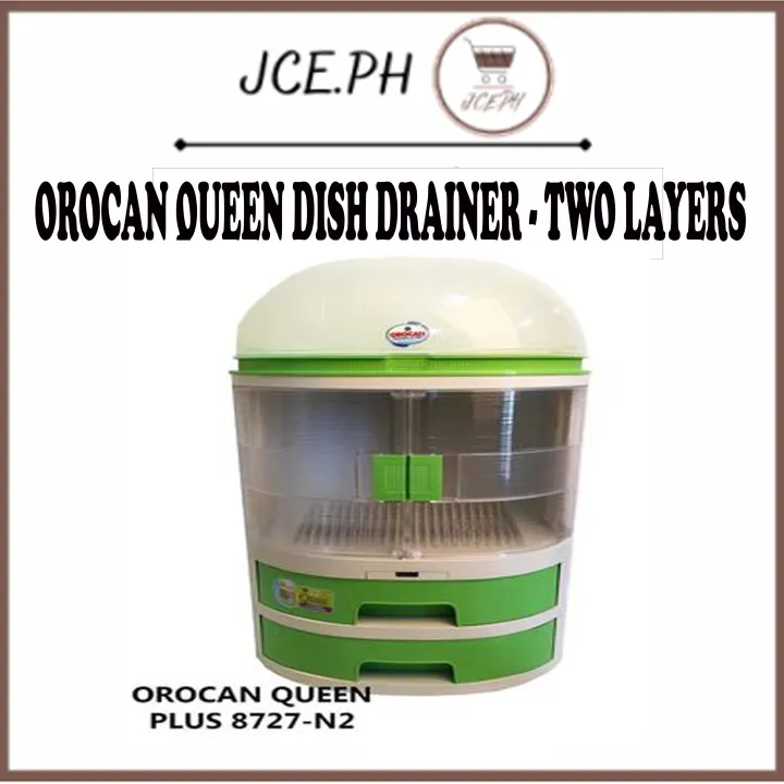 OROCAN QUEEN DISH DRAINER TWO LAYERS / DISH DRAINER 2L Lazada PH