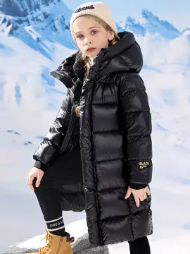 Girls rain clearance jacket black