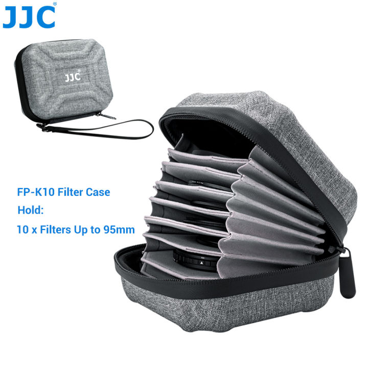 jjc-10-slots-camera-filter-case-uv-cpl-nd-filter-box-pouch-eva-material-can-be-hold-10-pcs-up-to-95mm-filter-include-microfiber-cleaning-cloth-wub