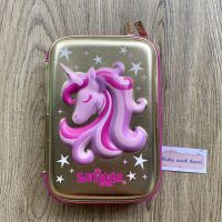 กล่องดินสอ Smiggle Hardtop Pencil Case - Gold unicorn