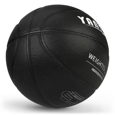 1.3kg Trainer Weighted Basketball Indoor Wrist Strength Training Ball for Men Youth Basketbal Wear-resistant PU Basketbal Size 7