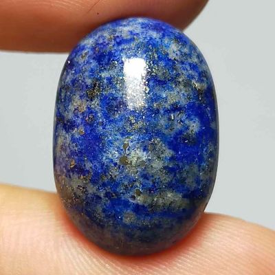 พลอย ลาพิส ลาซูลี ธรรมชาติ ดิบ แท้ ( Unheated Natural Lapis Lazuli ) หนัก 19.06 กะรัต