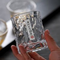 Hand-made Japanese Hammered Foreign Wine Glass Whiskey Glass Home Creative Beer Glass Crystal Glass Cup