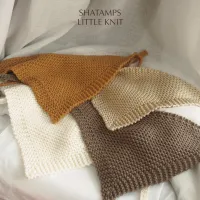 Shatamps - Little Knit ผ้าโพกหัว ไหมพรมโพกหัว ที่คาดผม ผ้าสามเหลี่ยม
