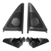 Set Car Front Door Speaker Audio Cover Horn Tweeter Loudspeaker Cover Trim with Foam For 3 Series E92 E93 2006-2013