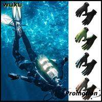 WUXU 1 Pair ดำน้ำดูปะการัง ถุงมือดำน้ำสำหรับดำน้ำ พายเรือเล่น เล่นเซิร์ฟ ถุงมือสำหรับเล่นกีฬาทางน้ำ กิจกรรมกลางแจ้งกลางแจ้ง ทนต่อการสึกหรอ ถุงมือเว็ทสูท สำหรับผู้ชายผู้หญิง