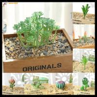 อุปกรณ์จำลองสีเขียว MMHYGDF Flocking Succulents พืชเทียมอุปกรณ์ตกแต่งสวนบ้านดอกไม้