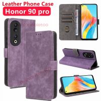 เคสหน้ังกลับมือถือสำหรับ Huawei Honor 90 Pro Lite 90pro 90Lite เคส Honor90pro 2023 Honor90lite ฉากยึดแม่เหล็กเคสฝาหลังกันกระแทก