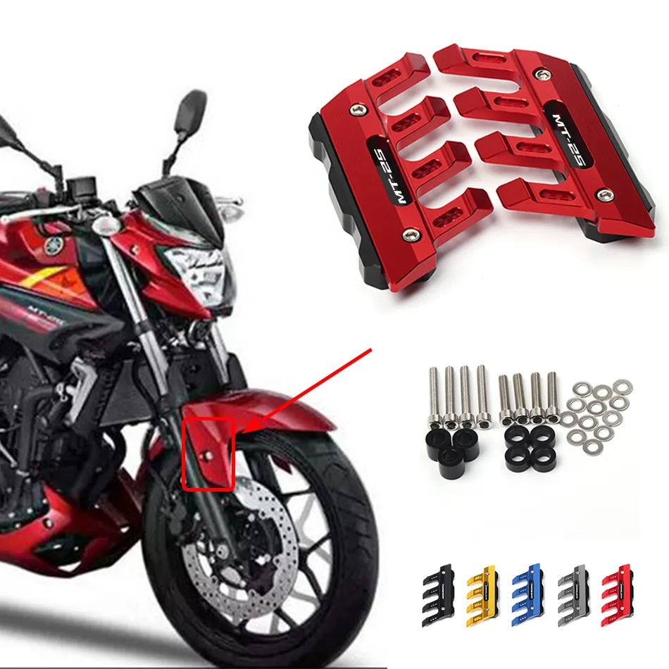 Motorcycle Front Fender Side Protection Guard Mudguard Sliders For