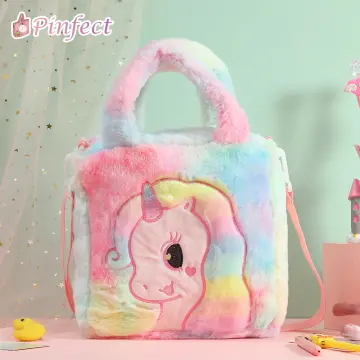 Kids' Pom Pom Unicorn Crossbody Bag - Cat & Jack™ White : Target