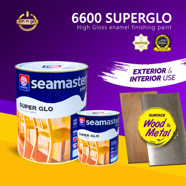 [ Seamaster Paint 海马牌 ] 6600 SuperGlo High Gloss Finish Paint (For ...