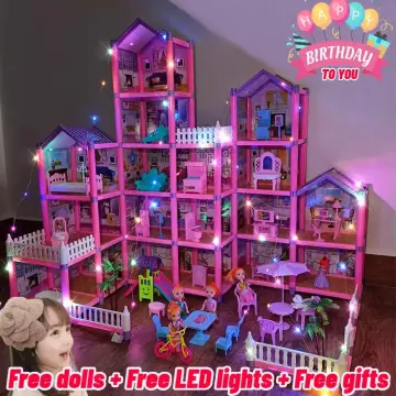 Barbie doll house online big set