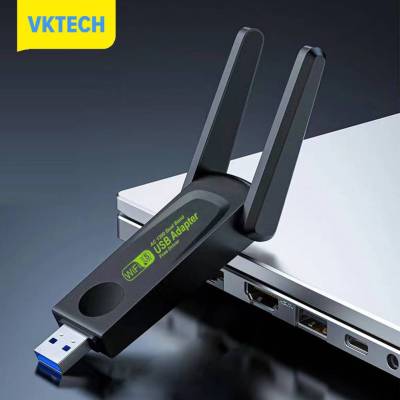 [Vktech] 1300Mbps การ์ดเครือข่าย WiFi สนับสนุน WindowsXP/7/8/8.1/10 2.4GHz 5GHz แถบคู่ตัวส่งสัญญาณภาพและเสียงอุปกรณ์มีเดียแล็ปท็อป PC การ์ดเน็ตเวิร์คสำหรับ