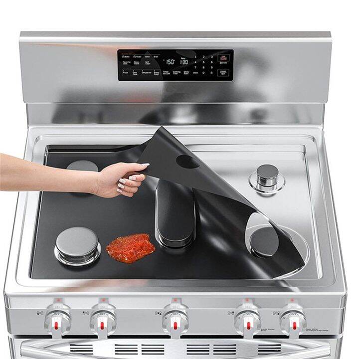 gas-stove-furnace-cleaning-pad-0-2mm-thickness-5-hole-gas-cooker-protector-cover-anti-oil-stovetop-burner-cooker-protective-mat