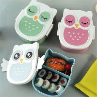 ✔ Urijk Owl Lunch Box Bento Box Portable Food Container For School Kids Child Student Food Storage Box Portable Outdoor Picnic Box