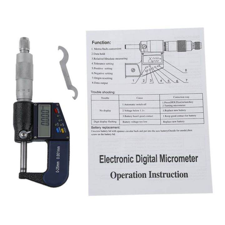 new-25mm-0-001mm-electronic-digital-micrometer