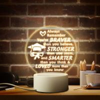 LED Night Light Graduation Gift Friendship Best Wishes for Friend Kid Sister Boy Girl Bedroom Decoration Acrylic 3D Night Lamp