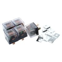 【✔In stock】 rip2jl 5ชิ้น1nc1no Spdt 5P โคมไฟสีเขียวรีเลย์รถยนต์ Dc 12V 80a