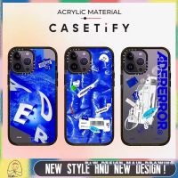 Fashion Blue ADER CASETiFY Phone Case Compatible for iPhone/14/13/12/11/Pro/Max iPhone Case Transparent Shockproof Protective Acrylic Back Hard Cover
