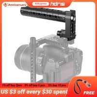 HDRIG Aluminum Top Camera Handle Grip With Quick Release NATO Clamp For DSLR Camera Cage Rig Photo Studio cheese