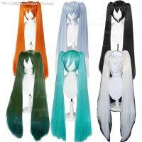 AN Game Yandere Simulator Osana Najimi Long Synthetic Hair Clips 2 Ponytails Lolita Hatsune Miku Cosplay Wig for Halloween [ Hot sell ] Decoration Center