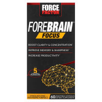 Force Factor Forebrain Focus 60 Vegetable Capsules