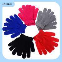 SARAHBOWSH Winter Boy Girl Kids Glove Knitted Stretch Children