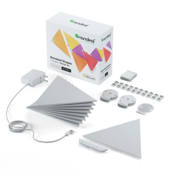 lighting-ระบบแสงสว่าง-nanoleaf-shapes-triangles-starter-kit-nl47-0002tw-9pk-9-panels