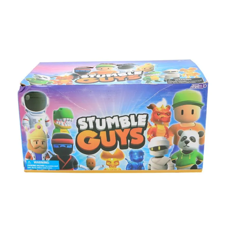 Kit 8 Bonecos Jogo Stumble Guys Pvc Colecionável Resistente