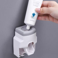 Creative Wall Mount เครื่องจ่ายยาสีฟันอัตโนมัติอุปกรณ์ห้องน้ำกันน้ำ Lazy Toothpaste Squeezer ผู้ถือแปรงสีฟัน