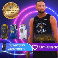 ~ ใหม่ ของแท้ แกงกะหรี่ NBA Stephen 2022-23 #เสื้อกีฬาบาสเก็ตบอล ลายทีม Warriors City Edition สีทอง 30 ชิ้น