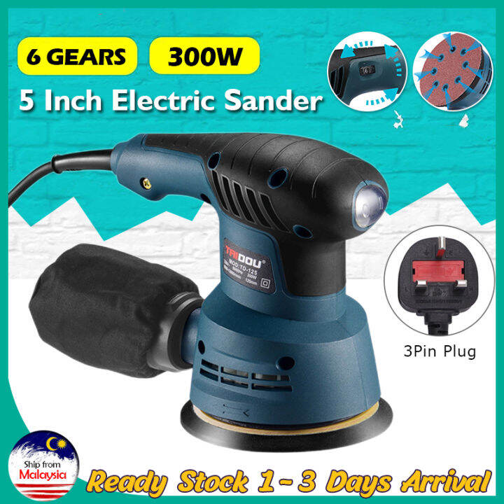 300W / 5" Orbital Sander Heavy Duty & Industrial Use Polishing