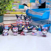 การ์ตูน Sanrio Kuromi Trick Or Treat Series Blind กล่องของเล่นตุ๊กตาสะสมเครื่องประดับ Kawaii อะนิเมะ Mystery กล่อง Gift