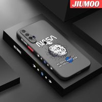 เคส JIUMOO สำหรับ Huawei Nova 5T Honor 20 Pro ลายการ์ตูนนาซ่าบางดีไซน์ใหม่ขอบสี่เหลี่ยมด้านข้างกันกระแทกมีน้ำค้างแข็งโปร่งใสแข็งเคสมือถือปลอกซิลิโคนคลุมทั้งหมดเคสป้องกันกล้องแบบนิ่ม