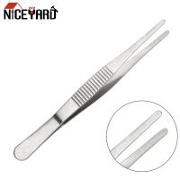 【YF】 12.5CM Toothed Tweezer Straight Garden BBQ Barbecue Food