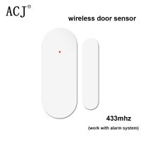 【LZ】■☸  ACJ Wireless Door Window Sensor 433mhz Frequency Alarm Accessories EV1527 Door Open/Closed Detector for Smart Alarm System