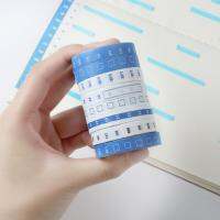 เทปตกแต่ง วันวันที่เวลาเช็คลิสต์ ▶️ เซ็ต 4 ม้วน ◀️ Bullet Journal list Bujo MT Masking Tape Set by mimisplan