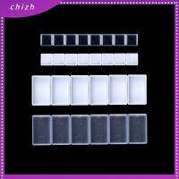 CHIZH 0.5/3.2ML 20/50/60/100Pcs มีประโยชน์ กลางแจ้ง จิตรกรรม การเรียนรู้ของนักเรียน การวาดภาพ วัสดุจานสี กล่องรงควัตถุ สีกระทะ ที่เก็บสีน้ำ