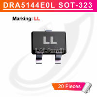 20ชิ้น DRA5144E0L SOT-323 DRA5144E เครื่องหมาย LL SOT323 SMD PNP ทรานซิสเตอร์ใหม่เดิม