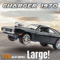 Fast Furious 7 Dodge Charger R/T 1/24 Diecast Alloy Miniature Toy Car Model Pull Back Sound Light Collection Gift For Boy Kid