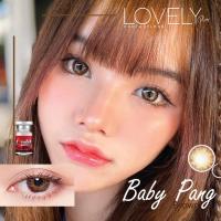 Lovelylens : Baby Pang คอนแทคเลนส์ ตาโต ลายฮิต Gray Brown แถมตลับฟรี กรองแสง รายเดือน มีอย. เลนส์นิ่ม สวยปังมาก คอนแทคเลนส์ ตาโต