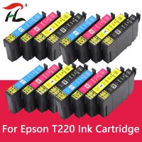 【Itian Pavilion】ใช้งานร่วมกับ Epson 220xl T220ตลับหมึก WorkForce WF 2630 2650 2660 XP 320 420เครื่องพิมพ์