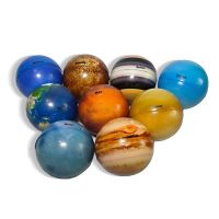 9 Pcs Solar System Planet Balls Stress Relief Educational Toys Safe Sponge Solid Soft Ball Ideal Bouncy Ball Toy Gifts